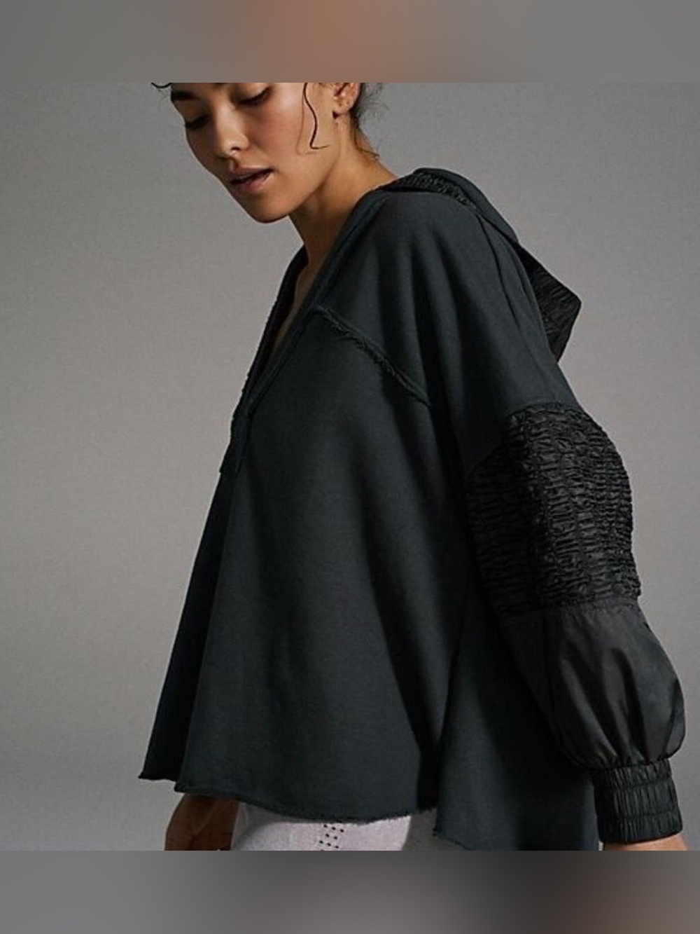 Free People Movement Spin Hoodie Charcoal Gray Size Small